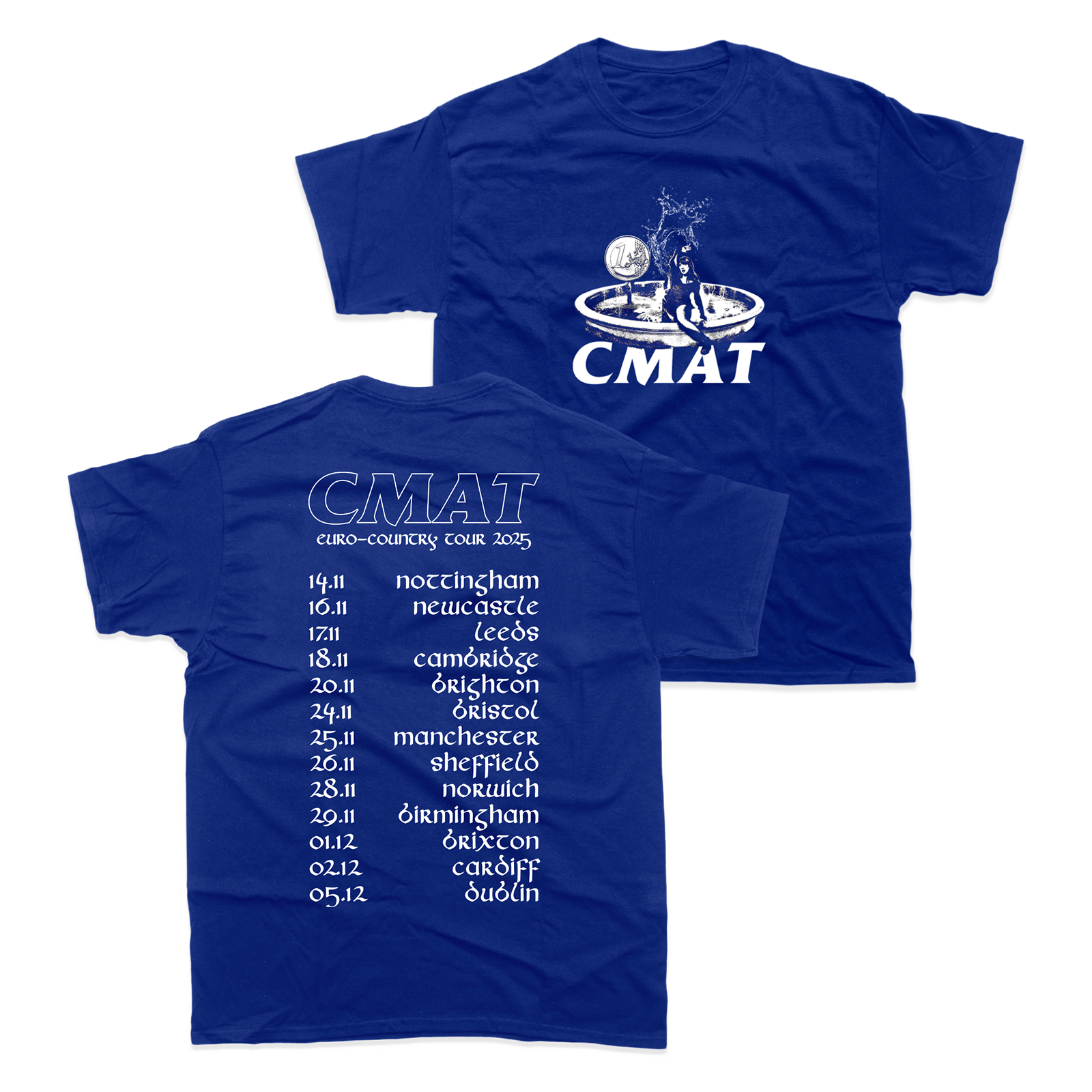 2025 EURO-COUNTRY TOUR T-SHIRT (BLUE)